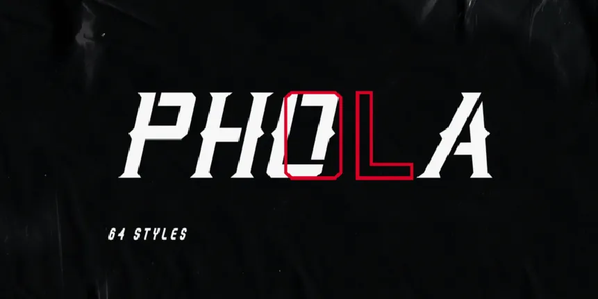 Phola Diablo Oblique font