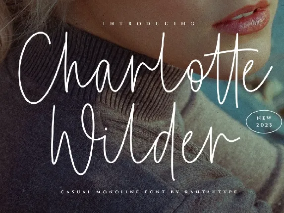 Charlotte Wilder font