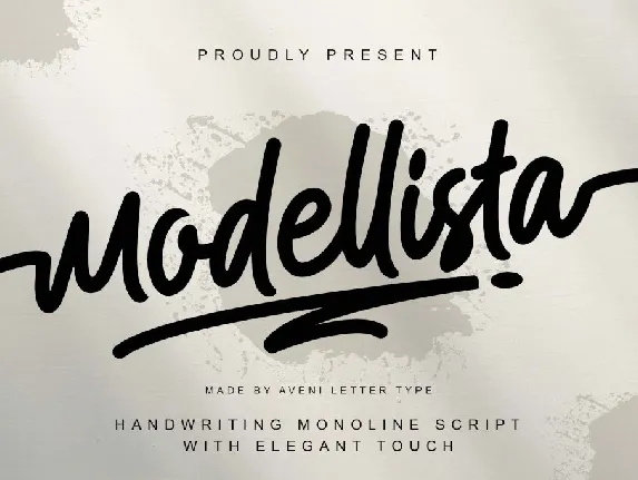 Modellista font