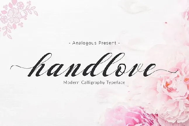 Handlove Script font