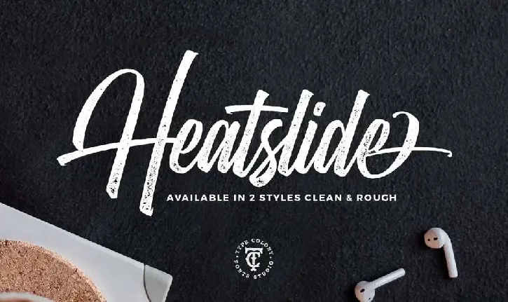 Heatslide font