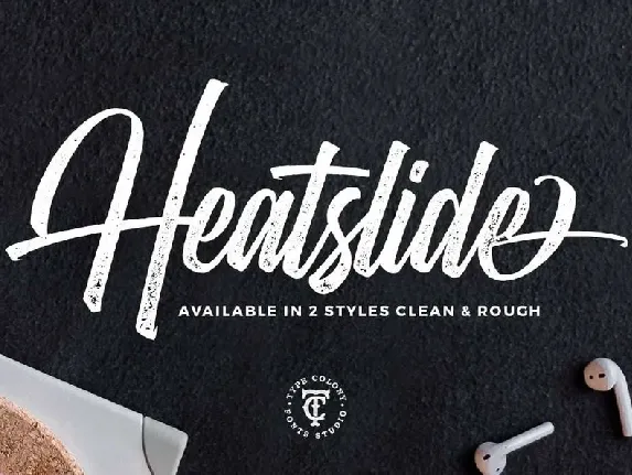 Heatslide font