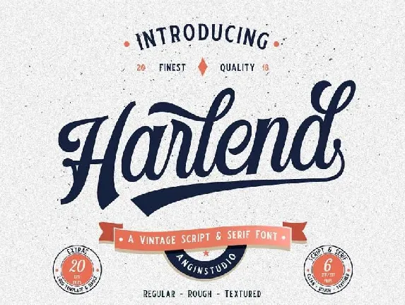 Harlend Typeface Free font