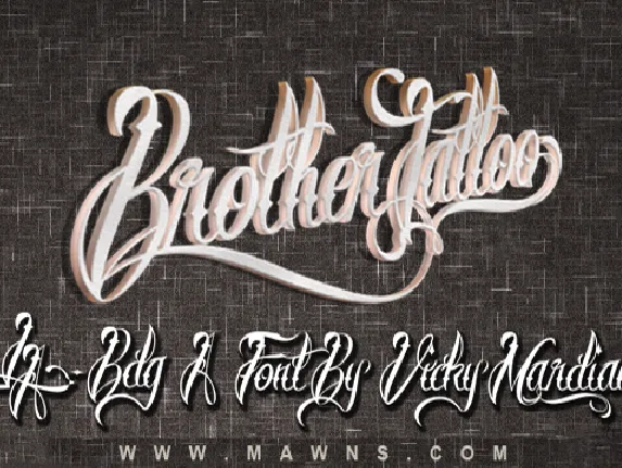 Brother Tattoo font