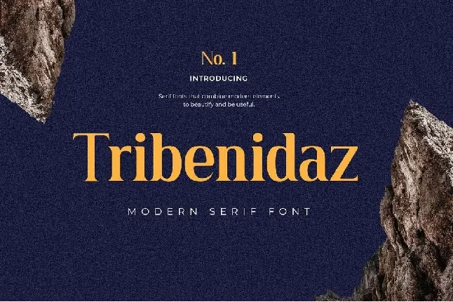 Tribenidaz font