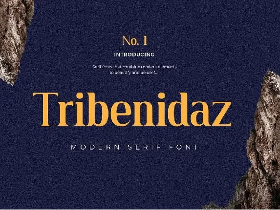 Tribenidaz font