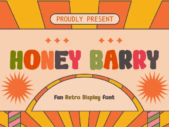 Honey Barry font