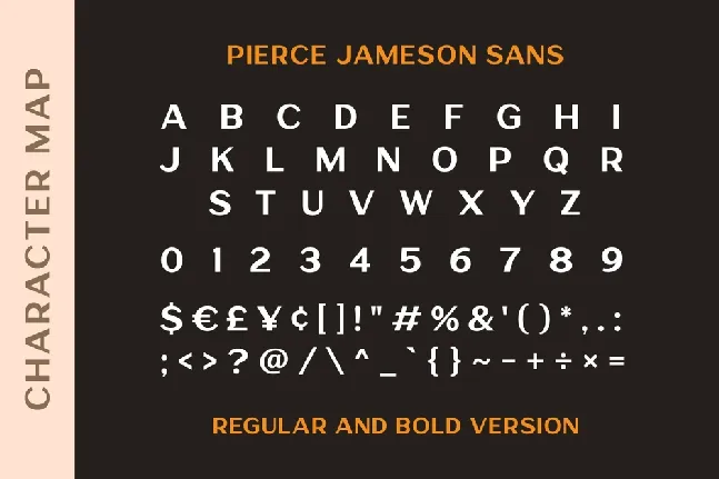 Pierce Jameson Duo font