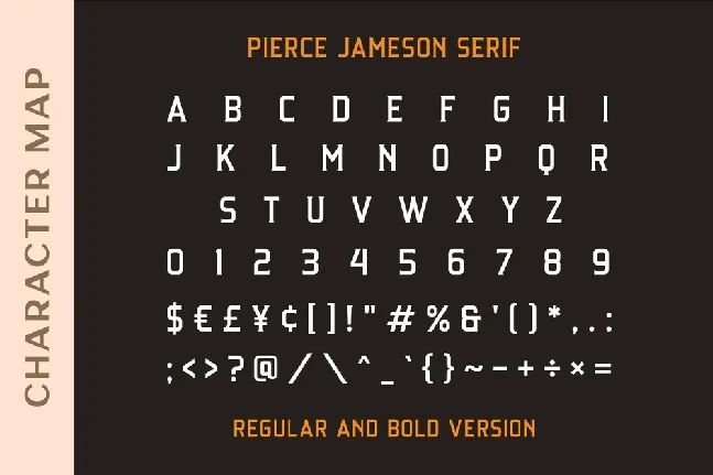 Pierce Jameson Duo font