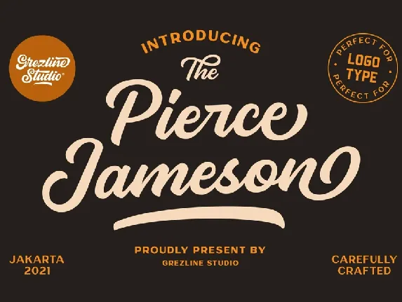 Pierce Jameson Duo font