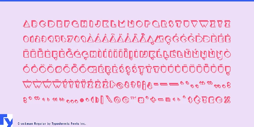 Crack Man font