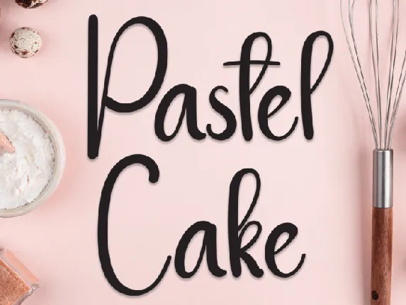 Pastel Cake Script font