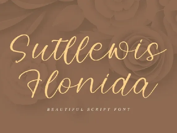 Sutllewis Flonida font