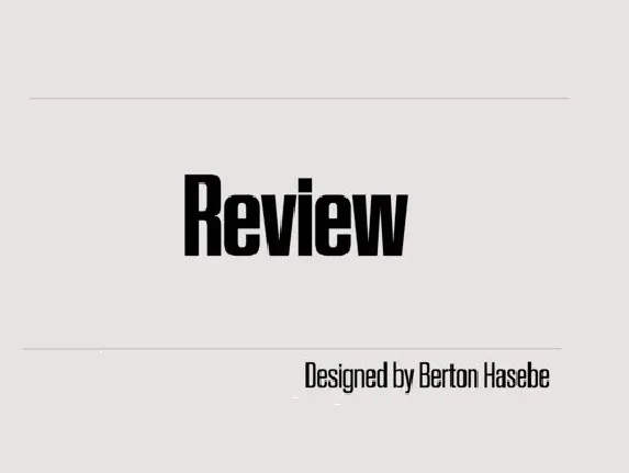 Review Family font