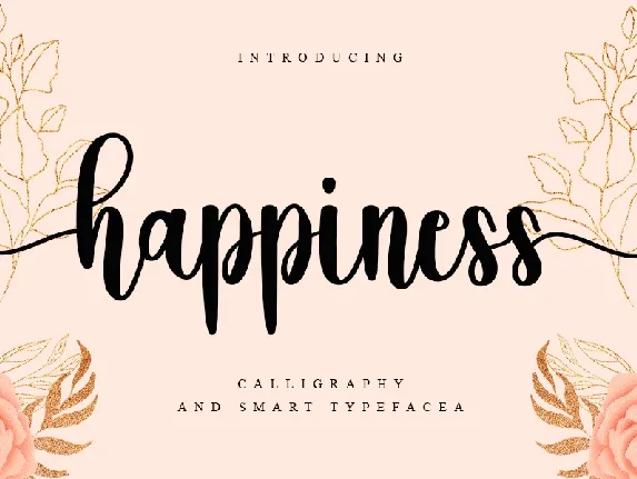 Happiness font