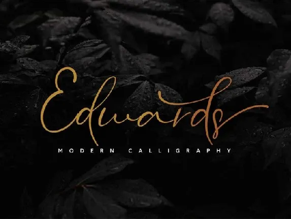 Edwards font