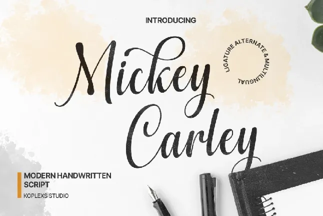 Mickey Carley font