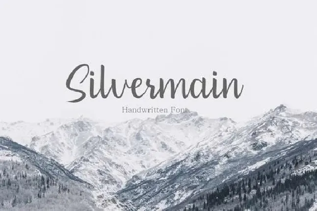 Silvermain font