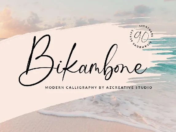 Bikambone font