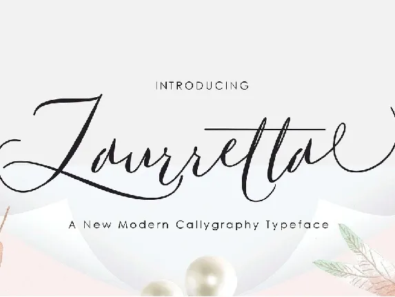 Laurretta Free font