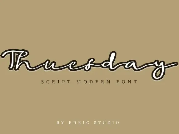 Thuesday Demo font