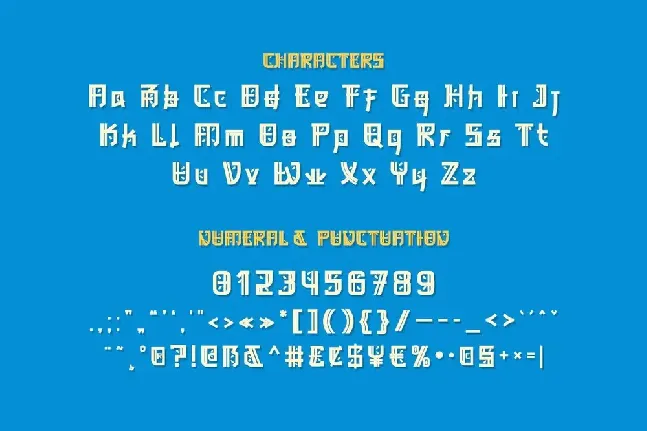 BUKAMA font