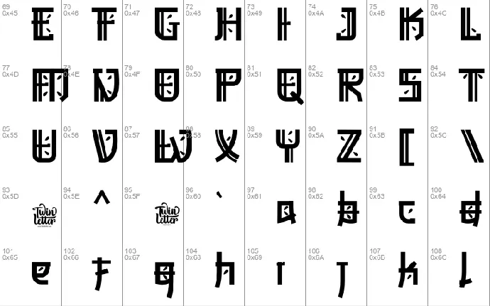 BUKAMA font