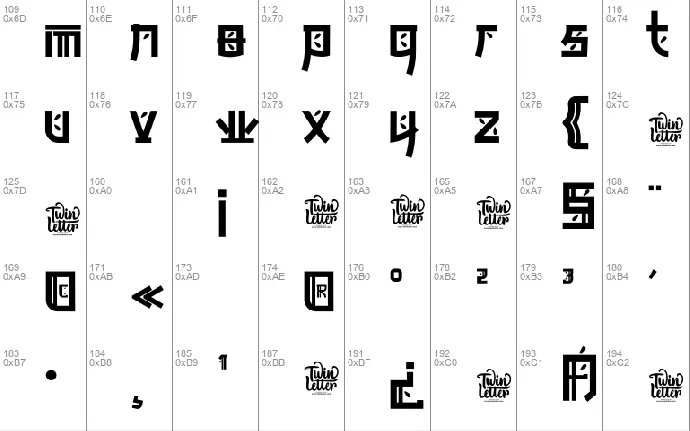 BUKAMA font