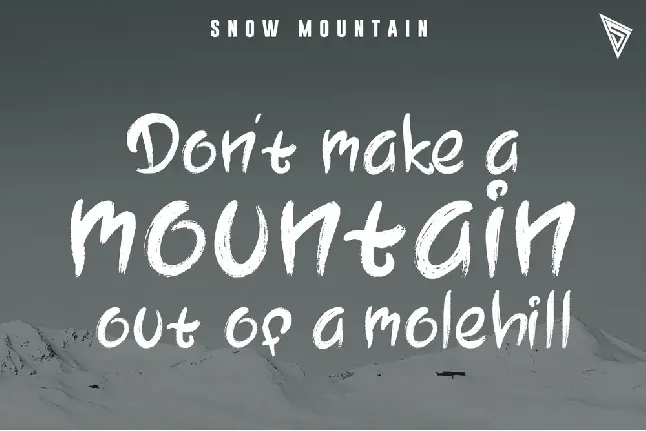 Snow Mountain font