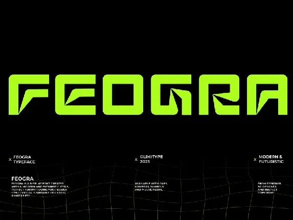 Feogra font