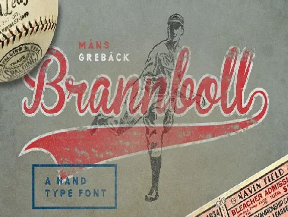 Brannboll Script font