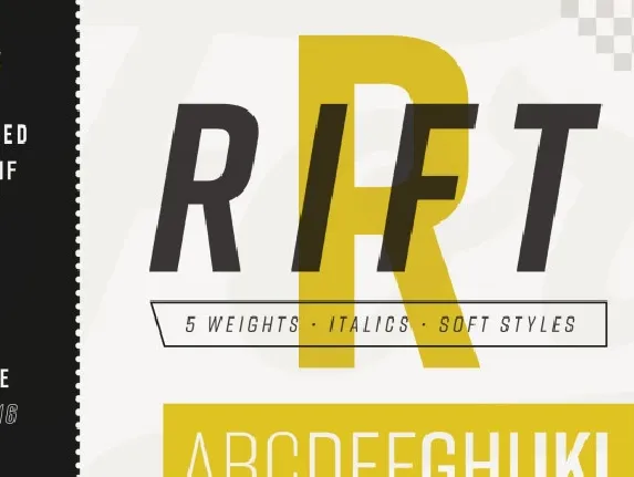 Rift Family font