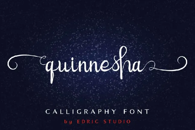 Quinnesha Script font