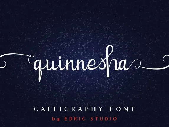 Quinnesha Script font