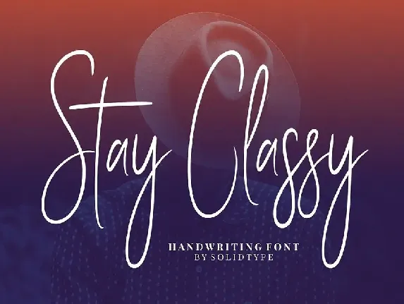 Stay Classy Script font