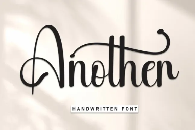 Another Calligraphy font