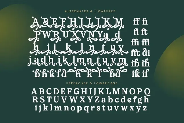 Upland Calling font