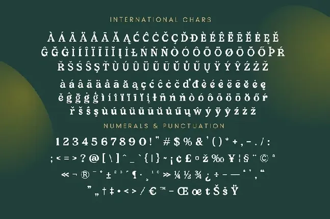 Upland Calling font