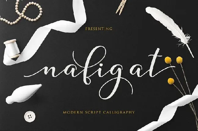 Nafigat Script font