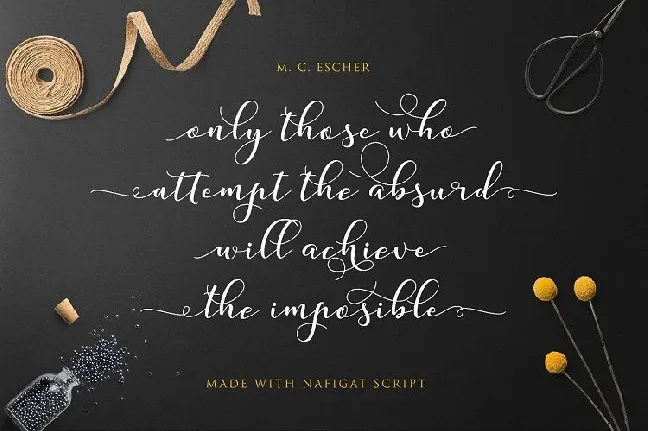 Nafigat Script font