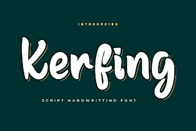 Kerfing font