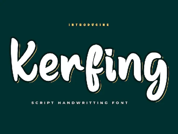 Kerfing font