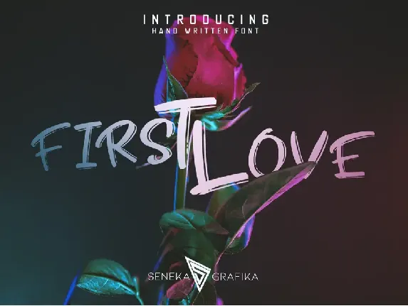 First Love (demo) font