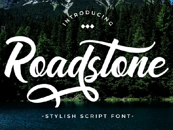 Roadstone font