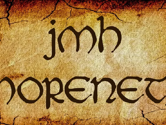 JMH Moreneta font