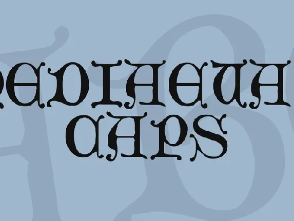 Mediaeval Caps font