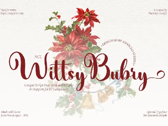 NCL Wittsy Bubry font