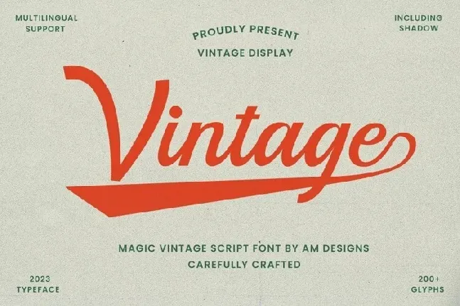 Magic Vintage font