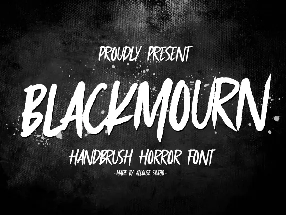 Blackmourn font