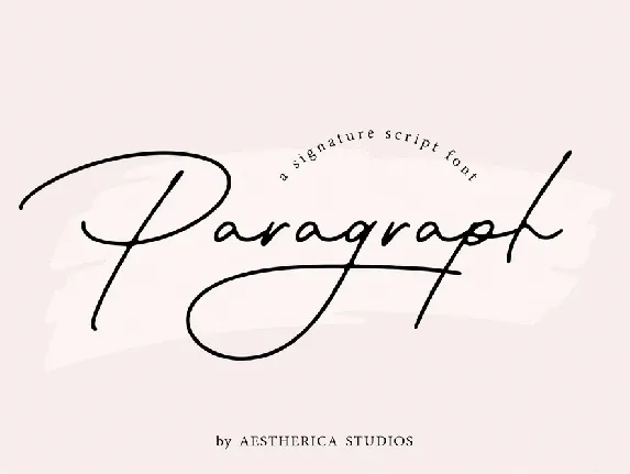 Paragraph font